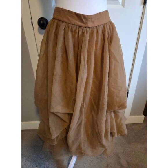 Cider brand tulle brown layered skirt free shipping size small new with tags - Picture 9 of 10